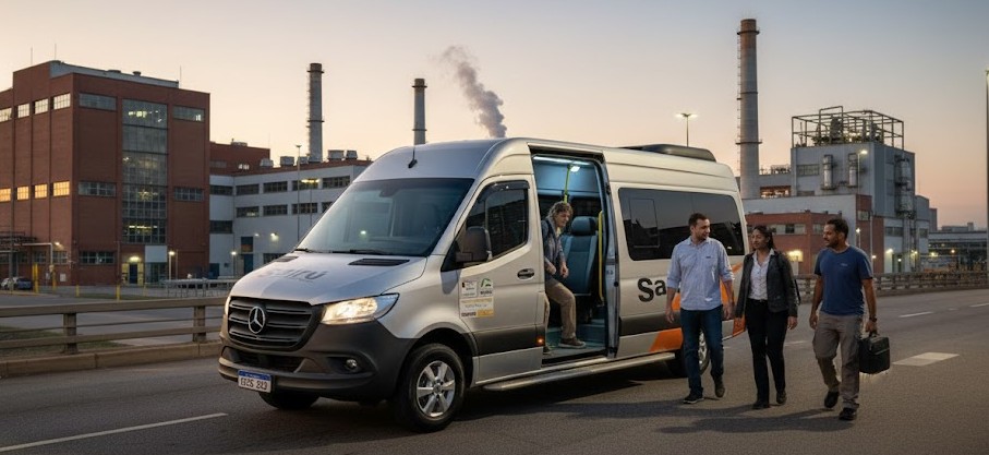 Detalhes da frota de vans